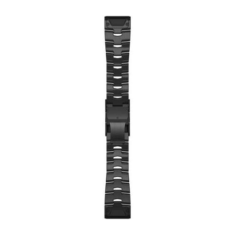 QuickFit Band 26mm Vented Titanium Bracelet with Carbon Gray DLC