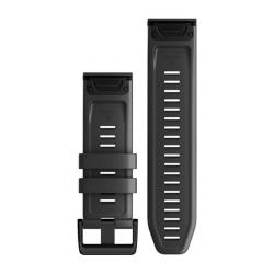 QuickFit 26 Watch Bands Graphite Silicone