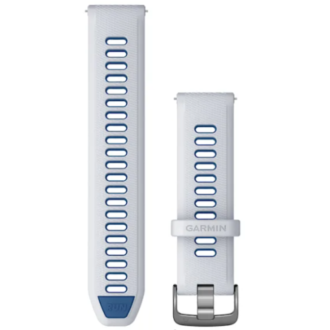 Garmin Quick Release Bands (22 mm) Whitestone/Powder Grey with Silver Hardware