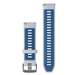Garmin Quick Release Bands (22 mm) Whitestone/Powder Grey with Silver Hardware