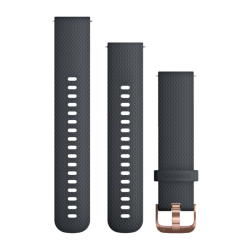 Quick Release Band 20mm Granite Blue/Rose Gold