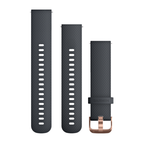 Quick Release Band 20mm Granite Blue/Rose Gold
