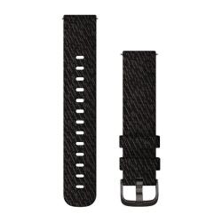 Quick Release Band 20mm Black Pepper Woven Nylon/Slate