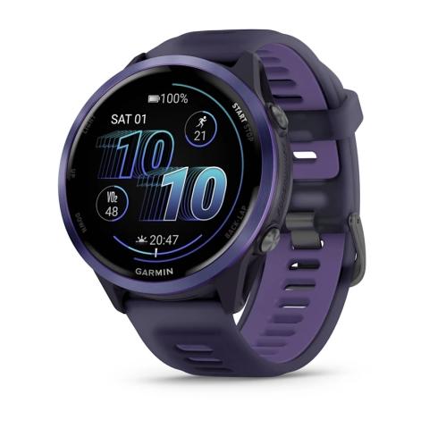 Garmin Forerunner 570 - 47mm Indigo Aluminium with Translucent Imperial Purple/Indigo Band