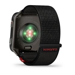 Venu X1 Black with Slate Titanium Caseback and Black ComfortFit Nylon Band