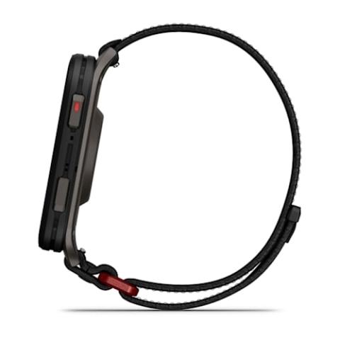 Venu X1 Black with Slate Titanium Caseback and Black ComfortFit Nylon Band