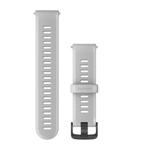 Garmin Watch Bands Whitestone Silicone with Slate Hardware