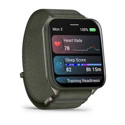 Venu X1 Moss with Titanium Caseback and Moss ComfortFit Nylon Band