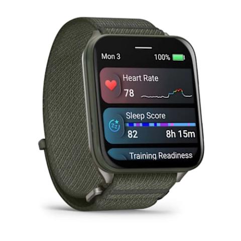 Venu X1 Moss with Titanium Caseback and Moss ComfortFit Nylon Band