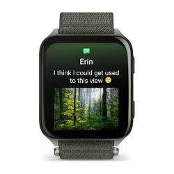 Venu X1 Moss with Titanium Caseback and Moss ComfortFit Nylon Band