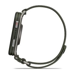 Venu X1 Moss with Titanium Caseback and Moss ComfortFit Nylon Band