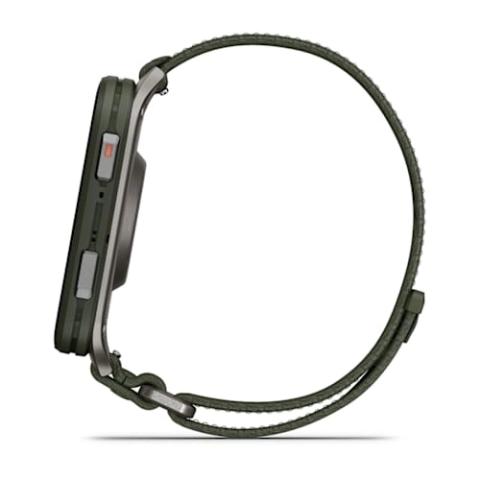 Venu X1 Moss with Titanium Caseback and Moss ComfortFit Nylon Band