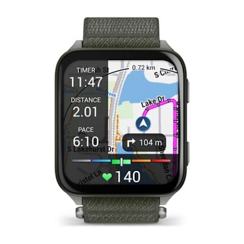 Venu X1 Moss with Titanium Caseback and Moss ComfortFit Nylon Band