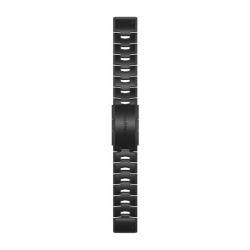 QuickFit 22mm Band Vented Titanium Bracelet with Carbon Gray DLC Coating