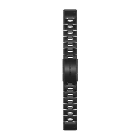 QuickFit 22mm Band Vented Titanium Bracelet with Carbon Gray DLC Coating
