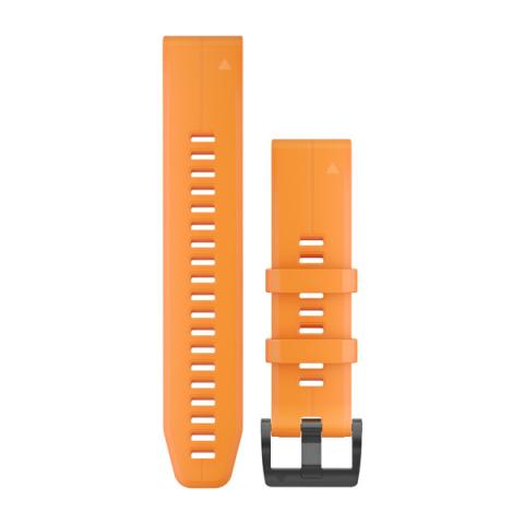 QuickFit band 22 mm Solar Flare Orange Silicone