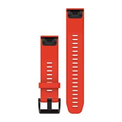 QuickFit band 22 mm Flame red silicone