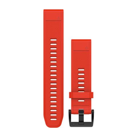 QuickFit band 22 mm Flame red silicone