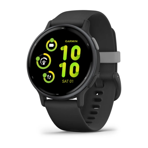Garmin Vivoactive 5 Slate Aluminum Bezel with Black Case and Silicone Band sn:87F222702 (УЦЕНКА)