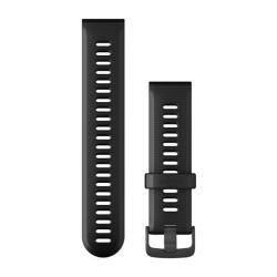 Forerunner 935\945 Silicone Band Black\Gray