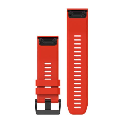 QuickFit band 26 mm Flame red silicone