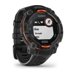 Тактические смарт-часы для активного отдыха Garmin Instinct 3 – 50 mm, Solar Black
