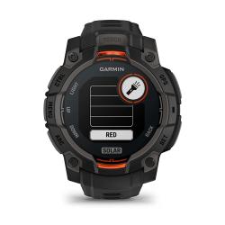 Тактические смарт-часы для активного отдыха Garmin Instinct 3 – 50 mm, Solar Black