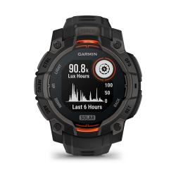 Тактические смарт-часы для активного отдыха Garmin Instinct 3 – 50 mm, Solar Black