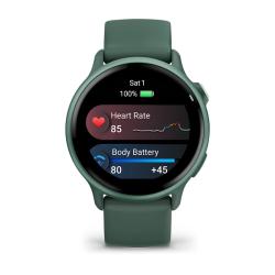 Смарт-часы для фитнеса Garmin Vivoactive 6 Metallic Jasper Green