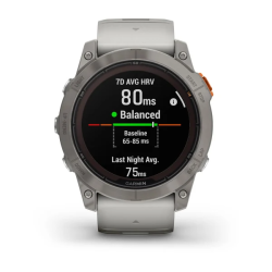 Спортивные часы для бега и триатлона Garmin Fenix 7X Pro – Sapphire Solar Edition Titanium