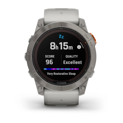 Спортивные часы для бега и триатлона Garmin Fenix 7X Pro – Sapphire Solar Edition Titanium