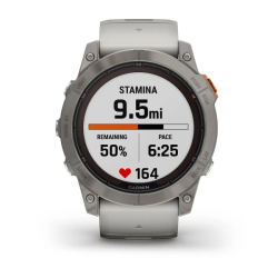 Спортивные часы для бега и триатлона Garmin Fenix 7X Pro – Sapphire Solar Edition Titanium