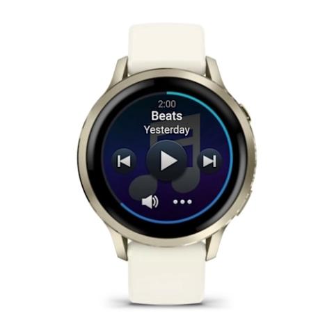 Venu 4 - 41 mm Lunar Gold with Bone Silicone Band