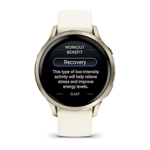 Venu 4 - 41 mm Lunar Gold with Bone Silicone Band