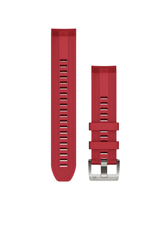 QuickFit 22 Plasma Red Silicone Strap Marq Athlet