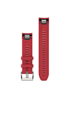 QuickFit 22 Plasma Red Silicone Strap Marq Athlet
