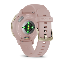 Смарт-часы для фитнеса и здоровья Garmin Venu 3S Soft Gold Bezel