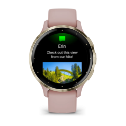 Смарт-часы для фитнеса и здоровья Garmin Venu 3S Soft Gold Bezel
