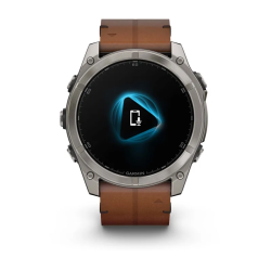 Мультиспортивные часы Garmin Fenix 8 – Sapphire Bare Titanium Black