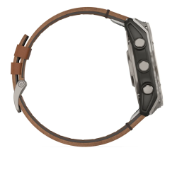 Мультиспортивные часы Garmin Fenix 8 – Sapphire Bare Titanium Black