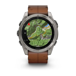 Мультиспортивные часы Garmin Fenix 8 – Sapphire Bare Titanium Black