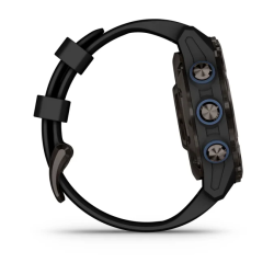 Descent MK3i - 43mm Carbon Gray DLC Titanium with Black Silicone Band