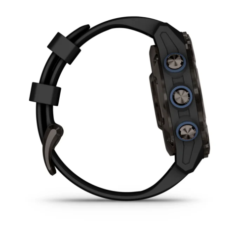 Descent MK3i - 43mm Carbon Gray DLC Titanium with Black Silicone Band