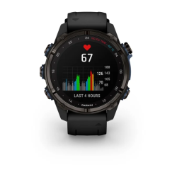 Descent MK3i - 43mm Carbon Gray DLC Titanium with Black Silicone Band