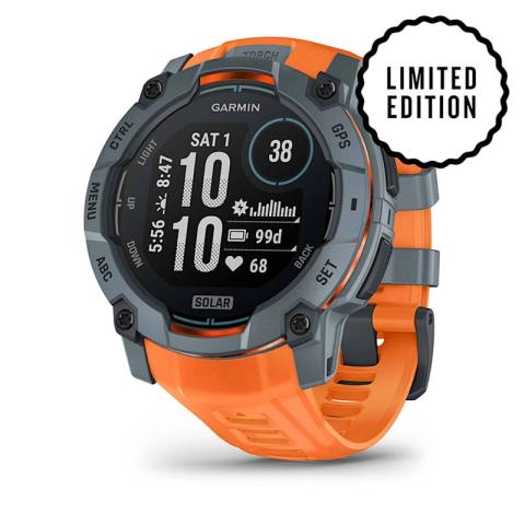 Тактические смарт-часы для активного отдыха Garmin Instinct 3 – 50 mm, Solar Twilight