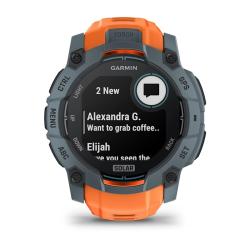 Тактические смарт-часы для активного отдыха Garmin Instinct 3 – 50 mm, Solar Twilight