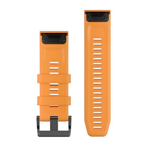 QuickFit 26mm Band Solar Flare Orange Silicone