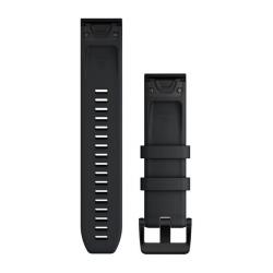 QuickFit 22mm Band Black with Black Stainless Steel Hardware