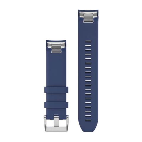 QuickFit 22 Watch Bands Navy Blue Silicone Strap