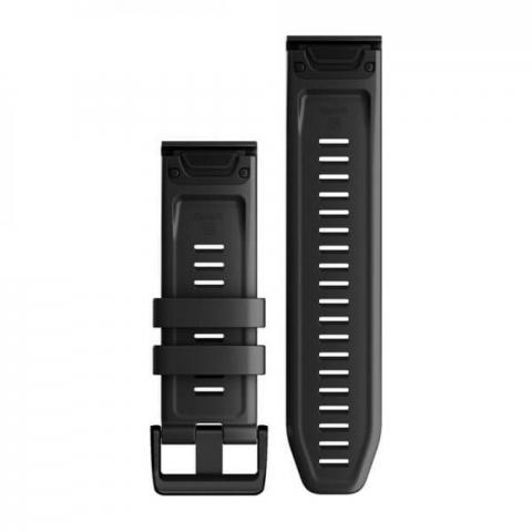 QuickFit 26 Watch Bands Black Silicone